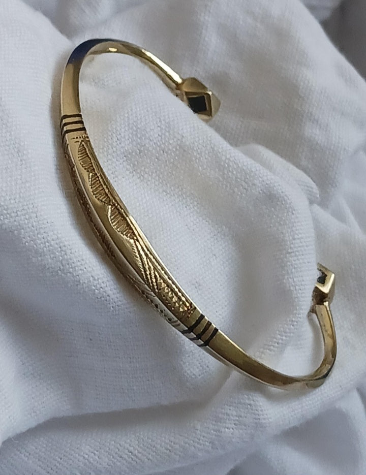 Bracelet touareg en laiton