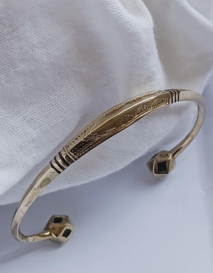 Bracelet touareg en laiton