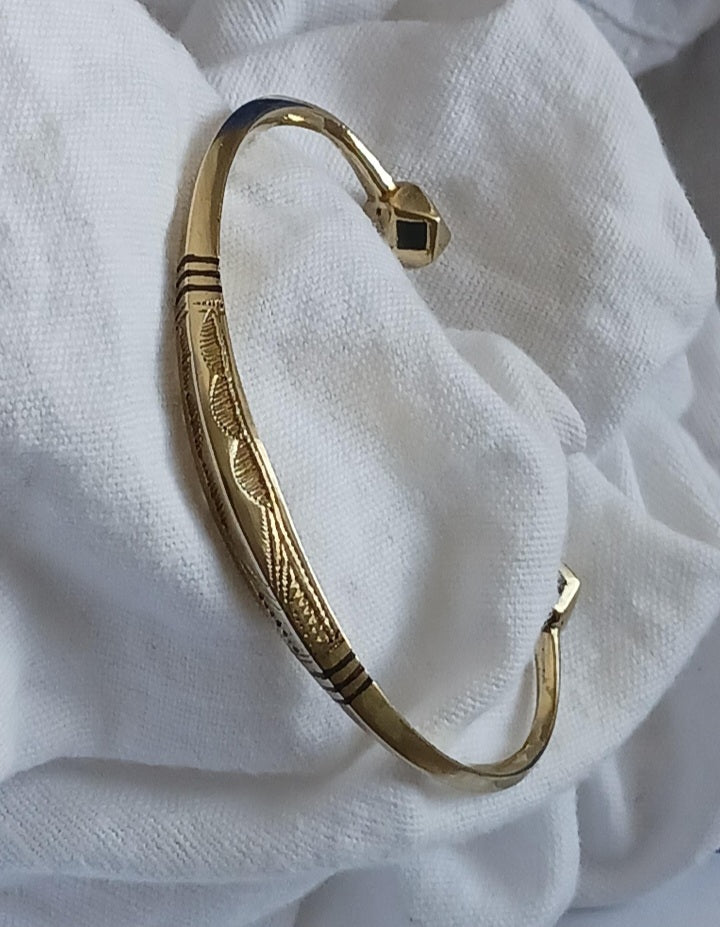 Bracelet touareg en laiton