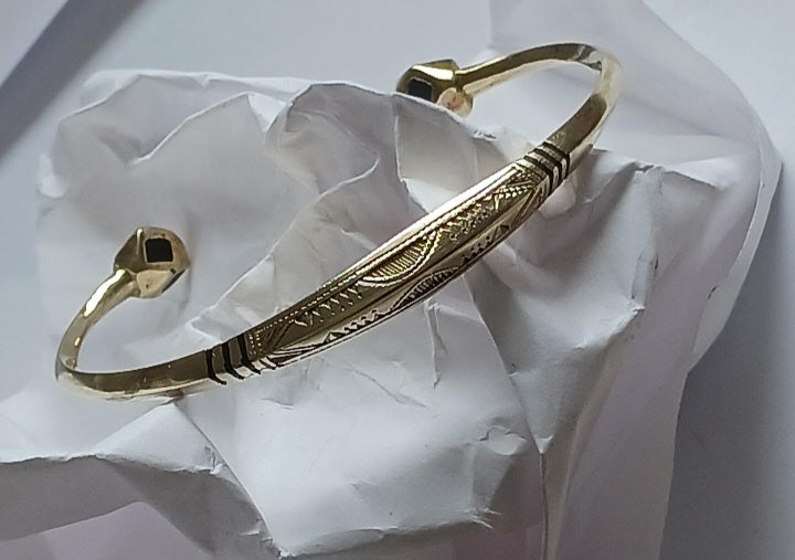 Bracelet touareg en laiton