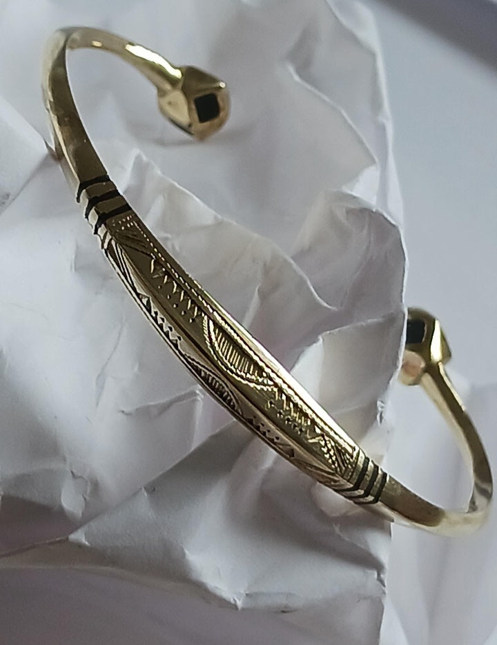 Bracelet touareg en laiton