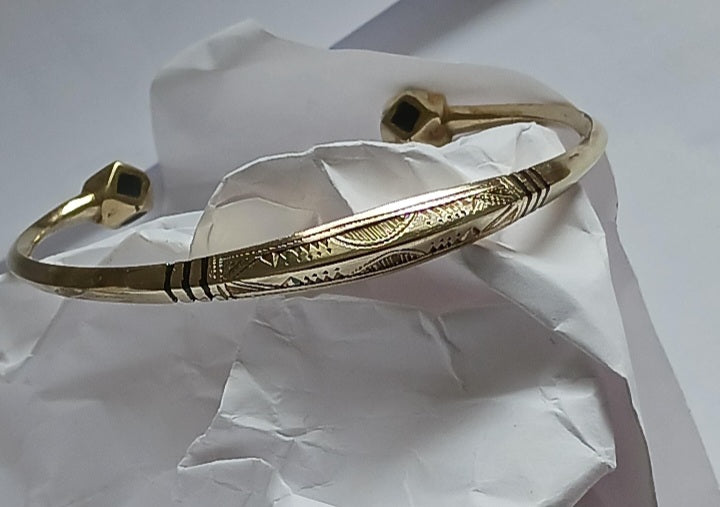 Bracelet touareg en laiton