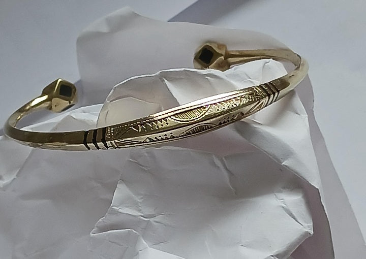 Bracelet touareg en laiton