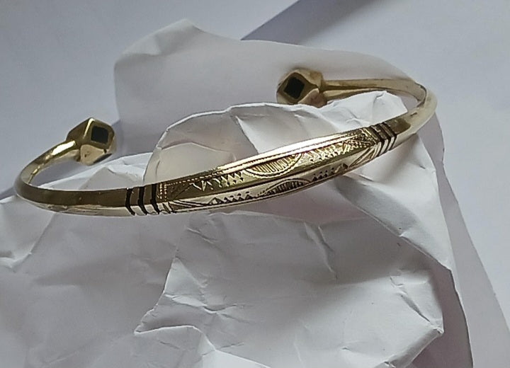 Bracelet touareg en laiton