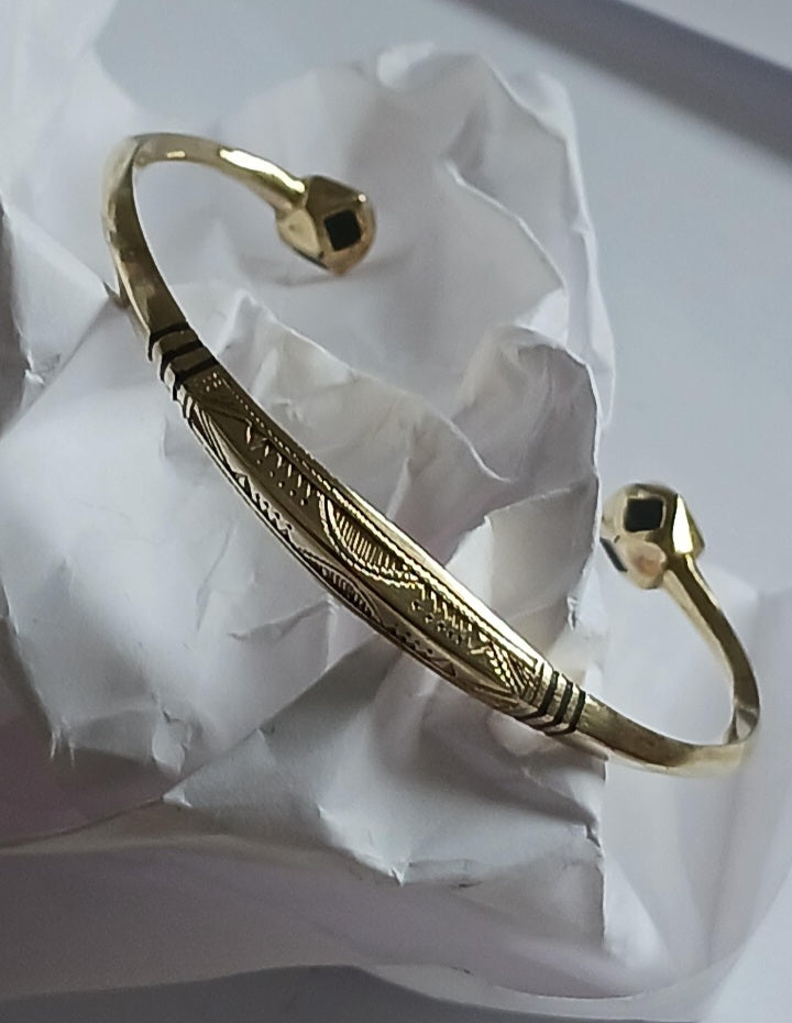 Bracelet touareg en laiton