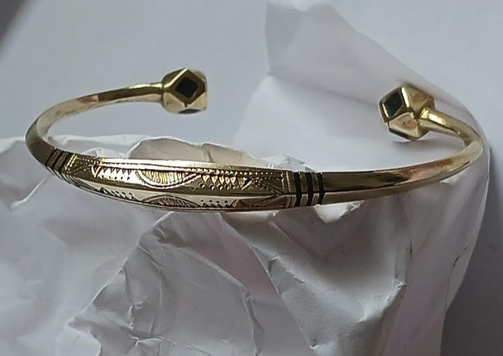 Bracelet touareg en laiton