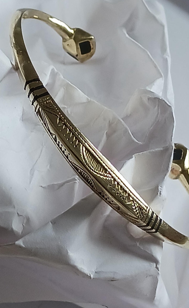 Bracelet touareg en laiton