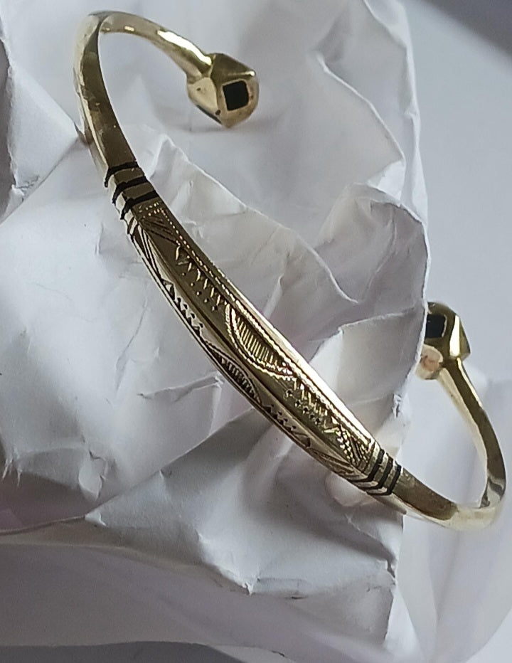 Bracelet touareg en laiton