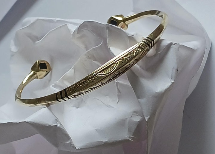 Bracelet touareg en laiton