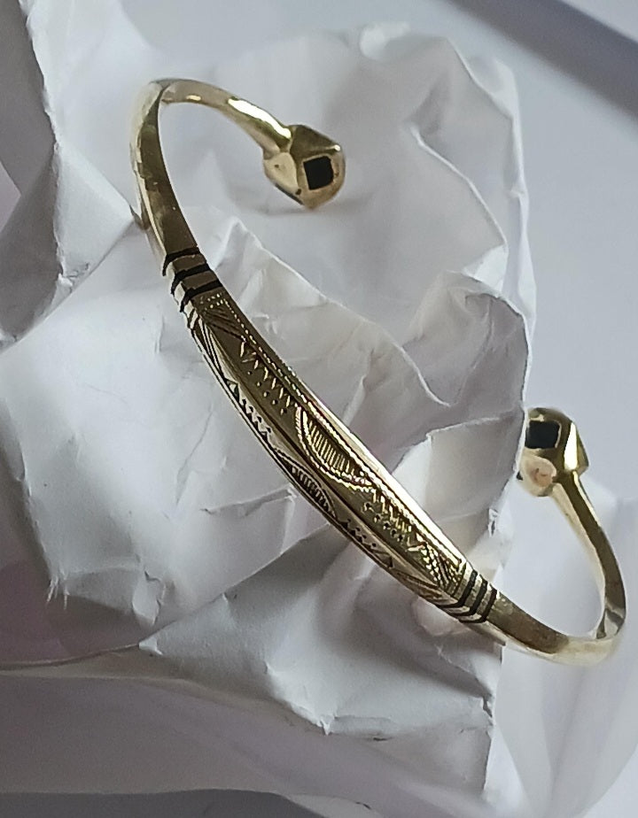 Bracelet touareg en laiton