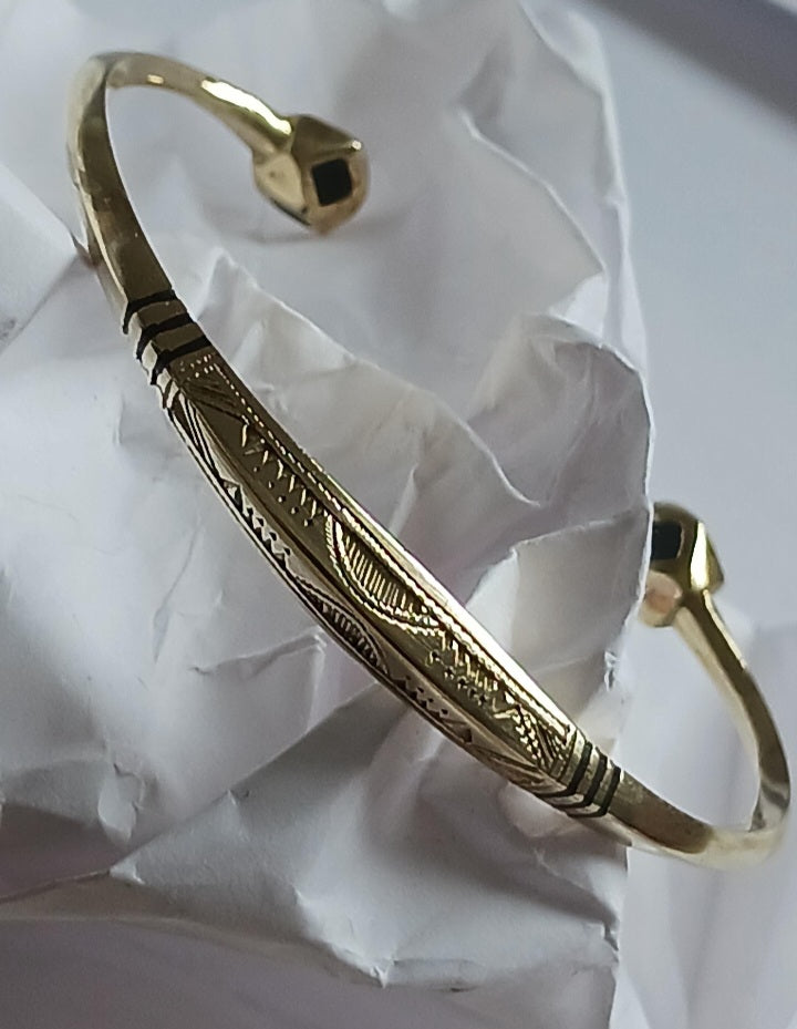 Bracelet touareg en laiton