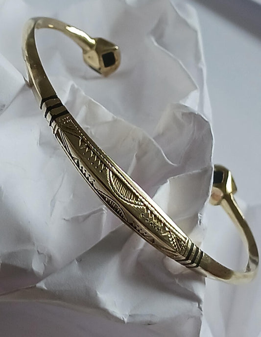 Bracelet touareg en laiton