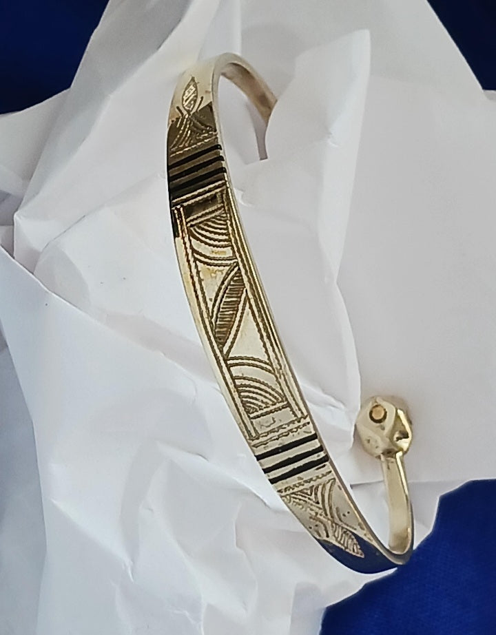 Bracelet touareg en laiton