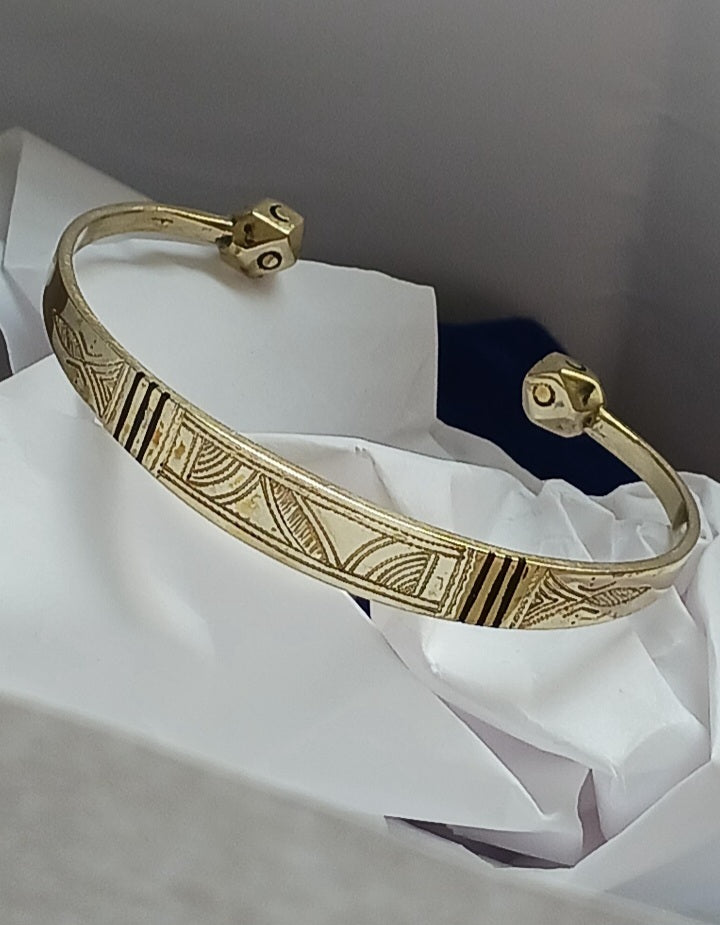 Bracelet touareg en laiton