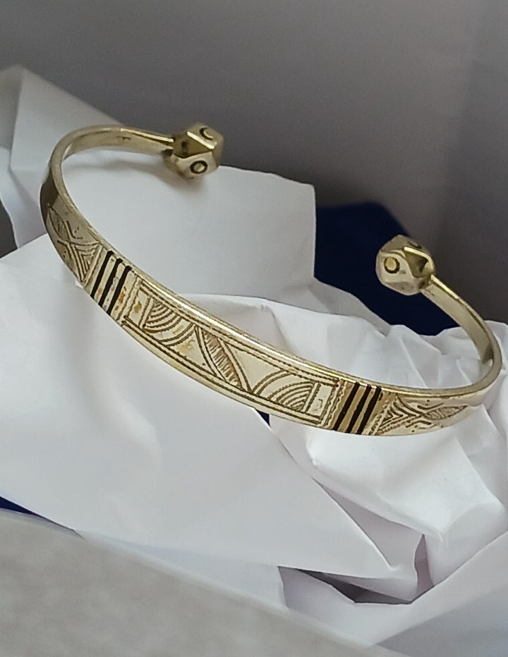 Bracelet touareg en laiton