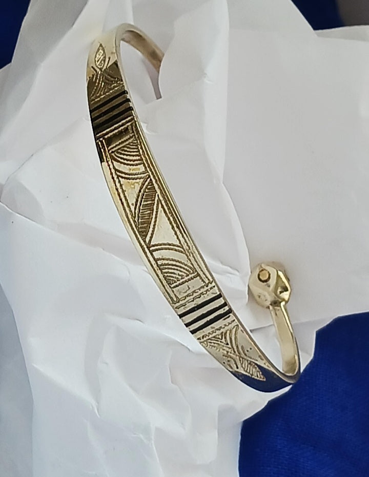 Bracelet touareg en laiton