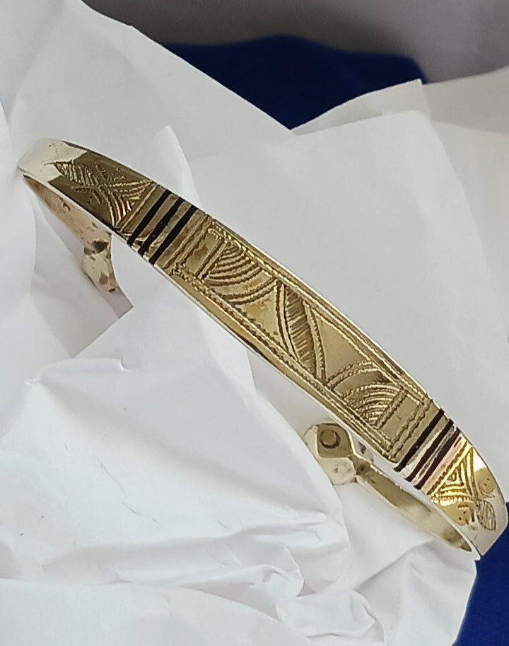 Bracelet touareg en laiton