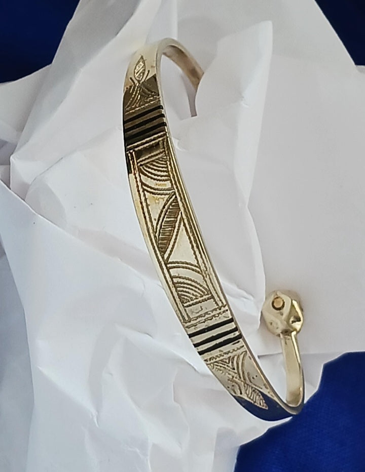 Bracelet touareg en laiton