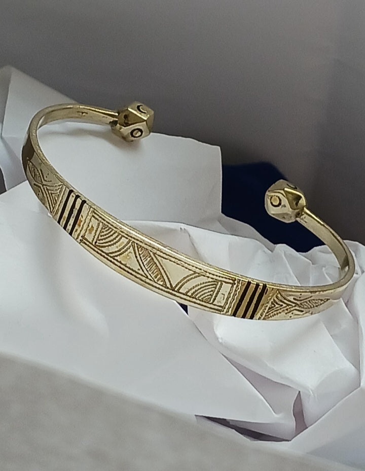 Bracelet touareg en laiton