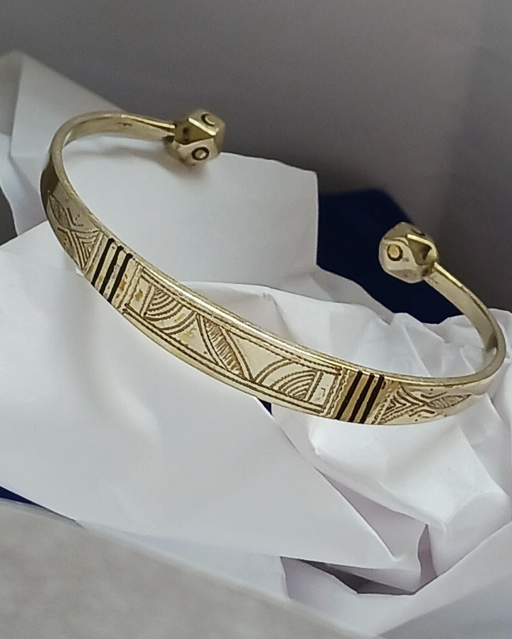 Bracelet touareg en laiton