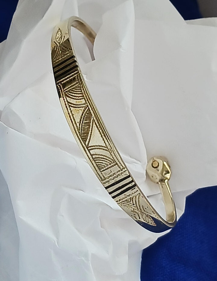 Bracelet touareg en laiton