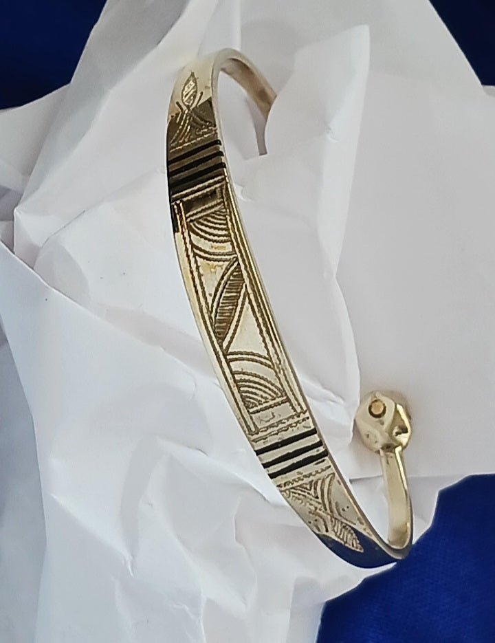 Bracelet touareg en laiton