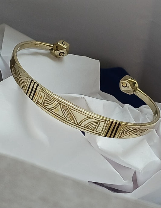 Bracelet touareg en laiton