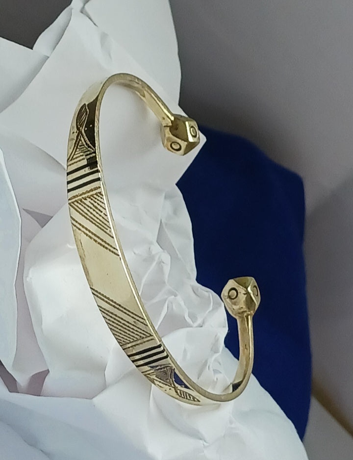 Bracelet touareg en laiton