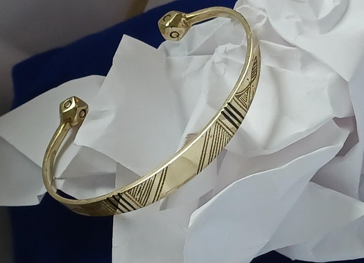 Bracelet touareg en laiton