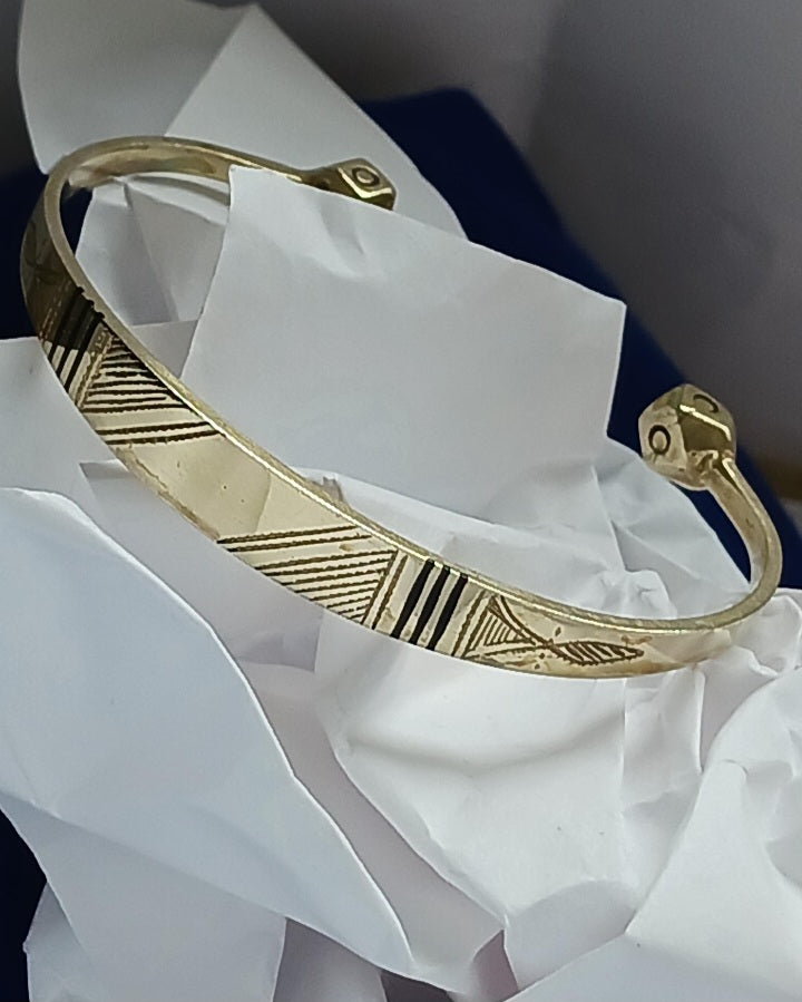 Bracelet touareg en laiton