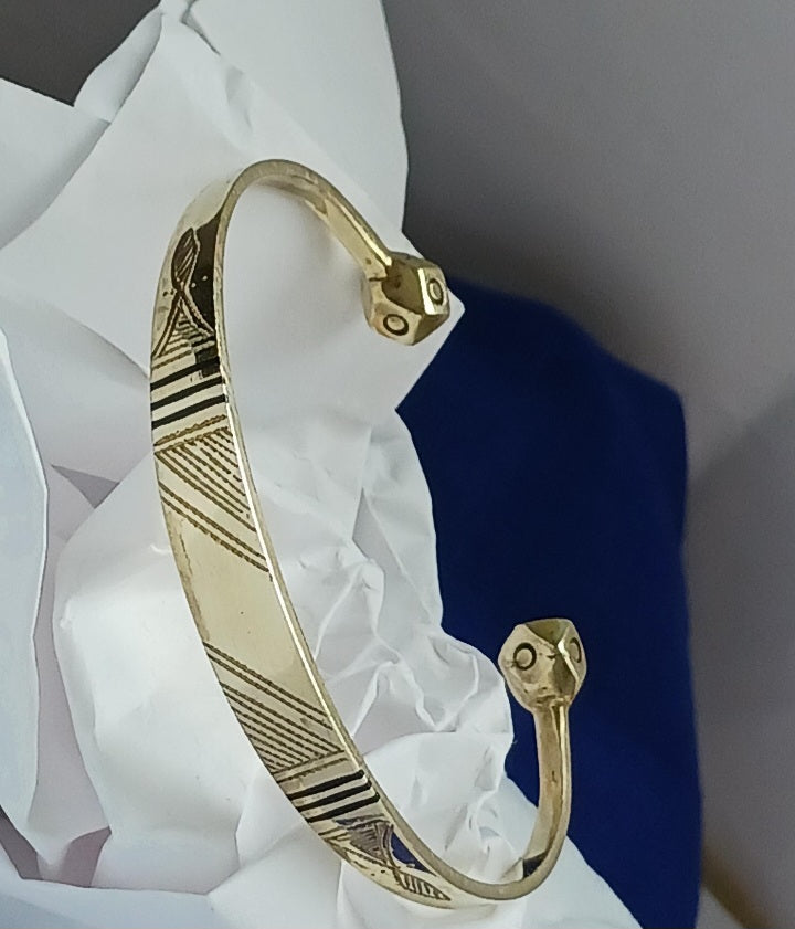 Bracelet touareg en laiton