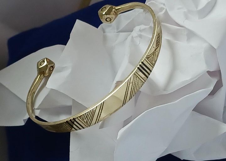 Bracelet touareg en laiton