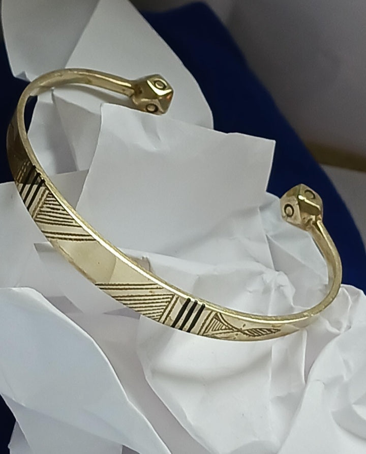 Bracelet touareg en laiton