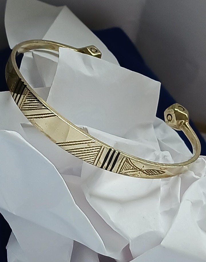 Bracelet touareg en laiton