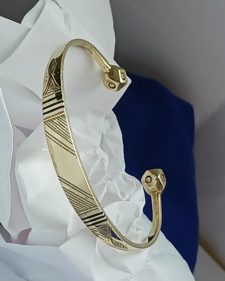 Bracelet touareg en laiton
