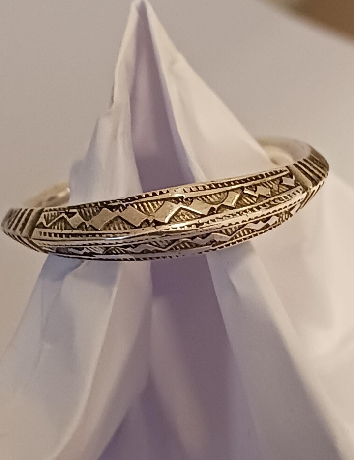 Bague touareg en argent massif