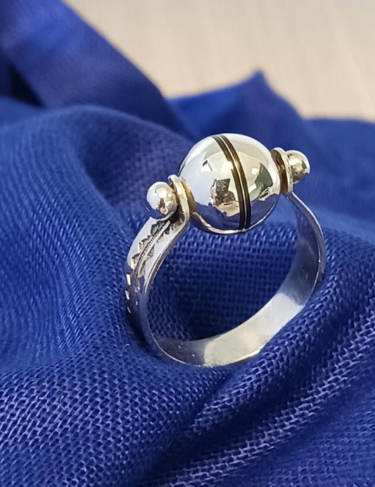 Bague touareg en argent massif