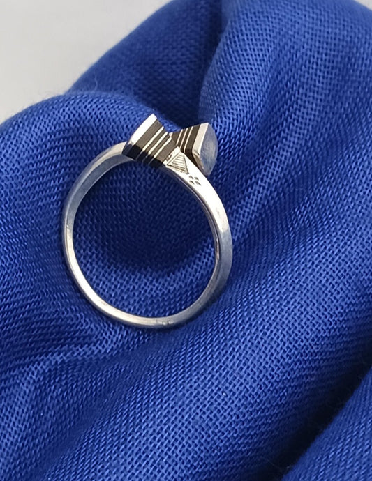 Bague touareg en argent massif