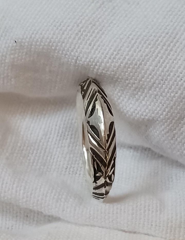Bague touareg en argent massif