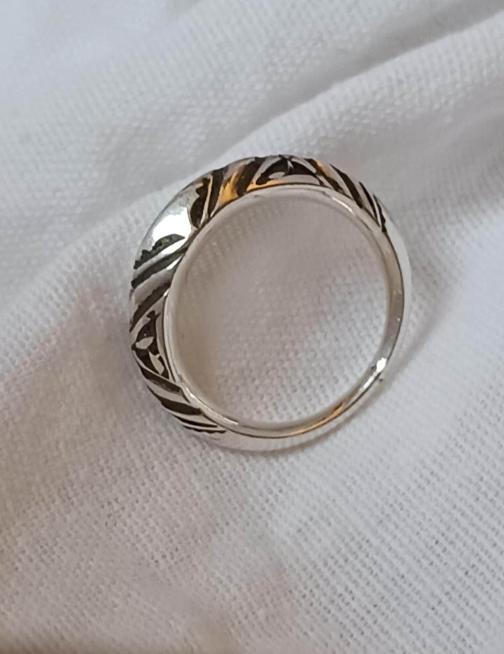 Bague touareg en argent massif