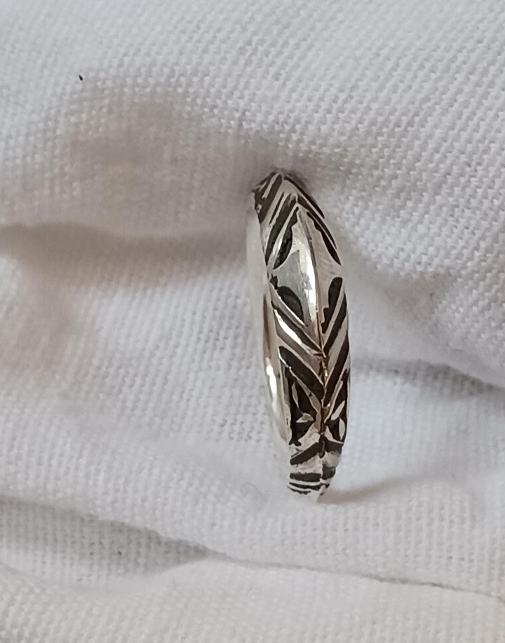 Bague touareg en argent massif