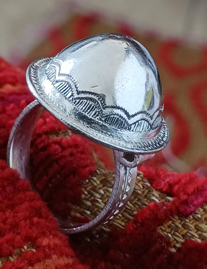 Bague touareg en argent massif