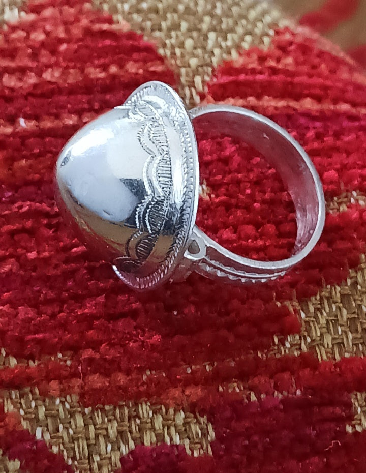 Bague touareg en argent massif