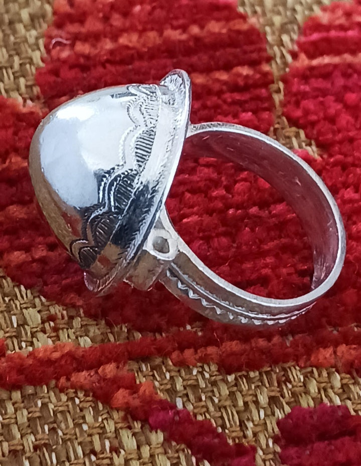 Bague touareg en argent massif