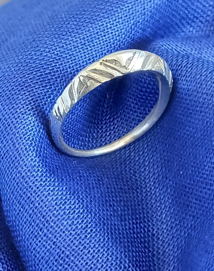 Bague touareg en argent massif