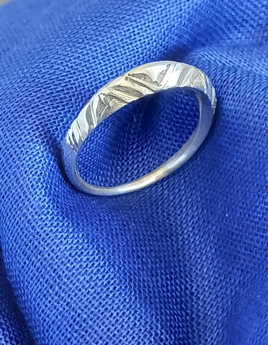 Bague touareg en argent massif