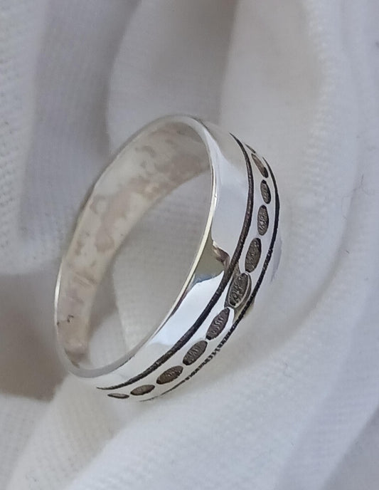 Bague touareg en argent massif