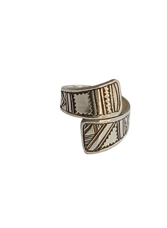 Bague touareg en argent massif