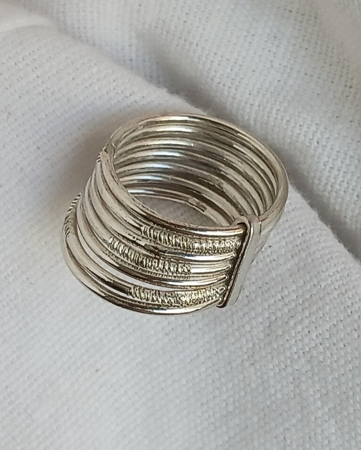 Bague touareg en argent massif