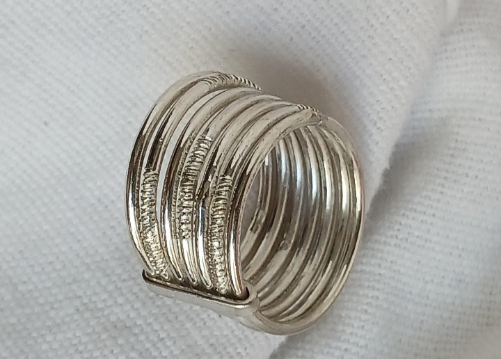 Bague touareg en argent massif